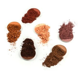 Image of crushed eyeshadow from a makeup palette